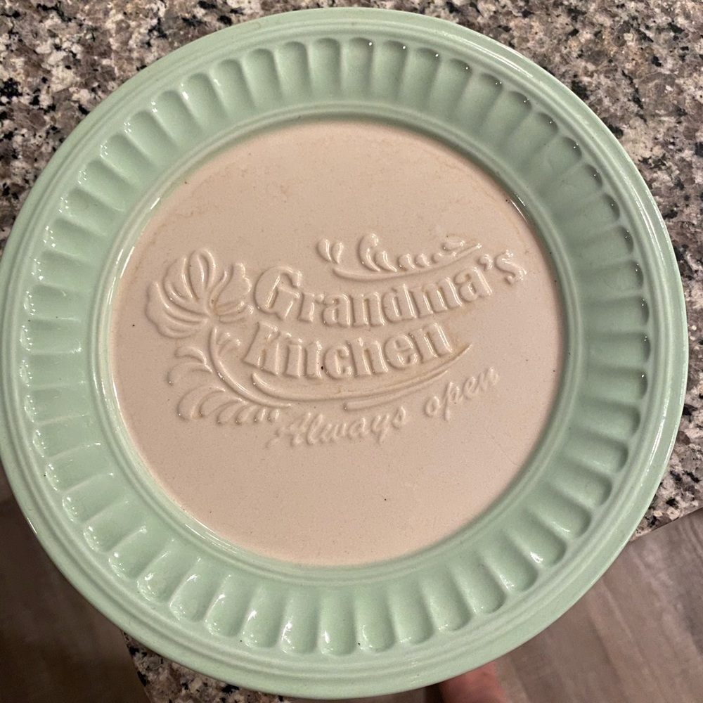 Grandma’s Kitchen Decorative Ceramic Plate